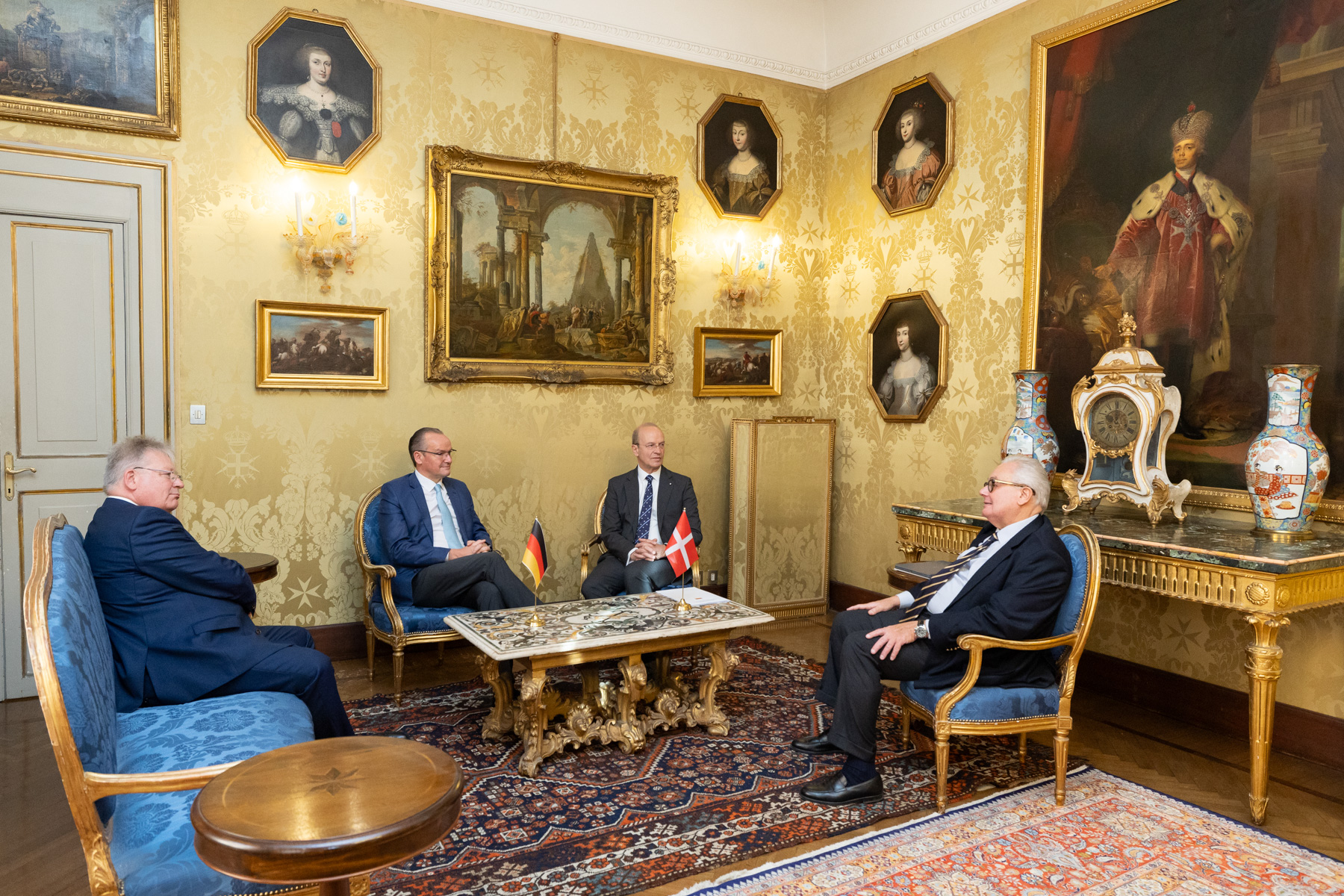 Germany, Minister of State for Europe meets with Grand Hospitaller and Secretary-General for Foreign Affairs 