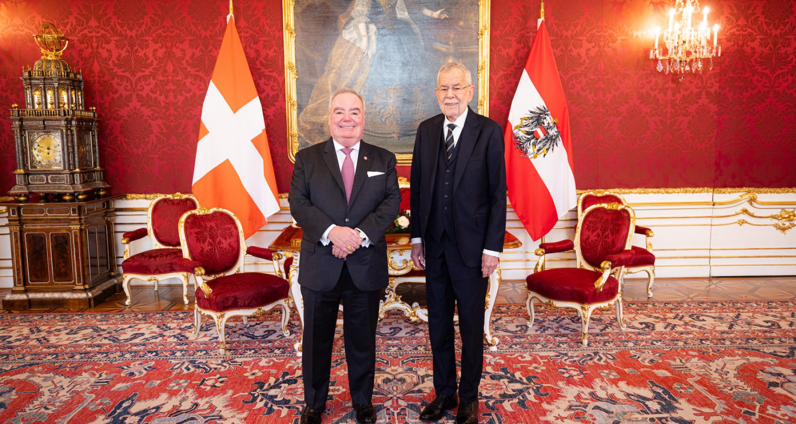 The Grand Master of the Sovereign Order of Malta on an Official Visit to Austria