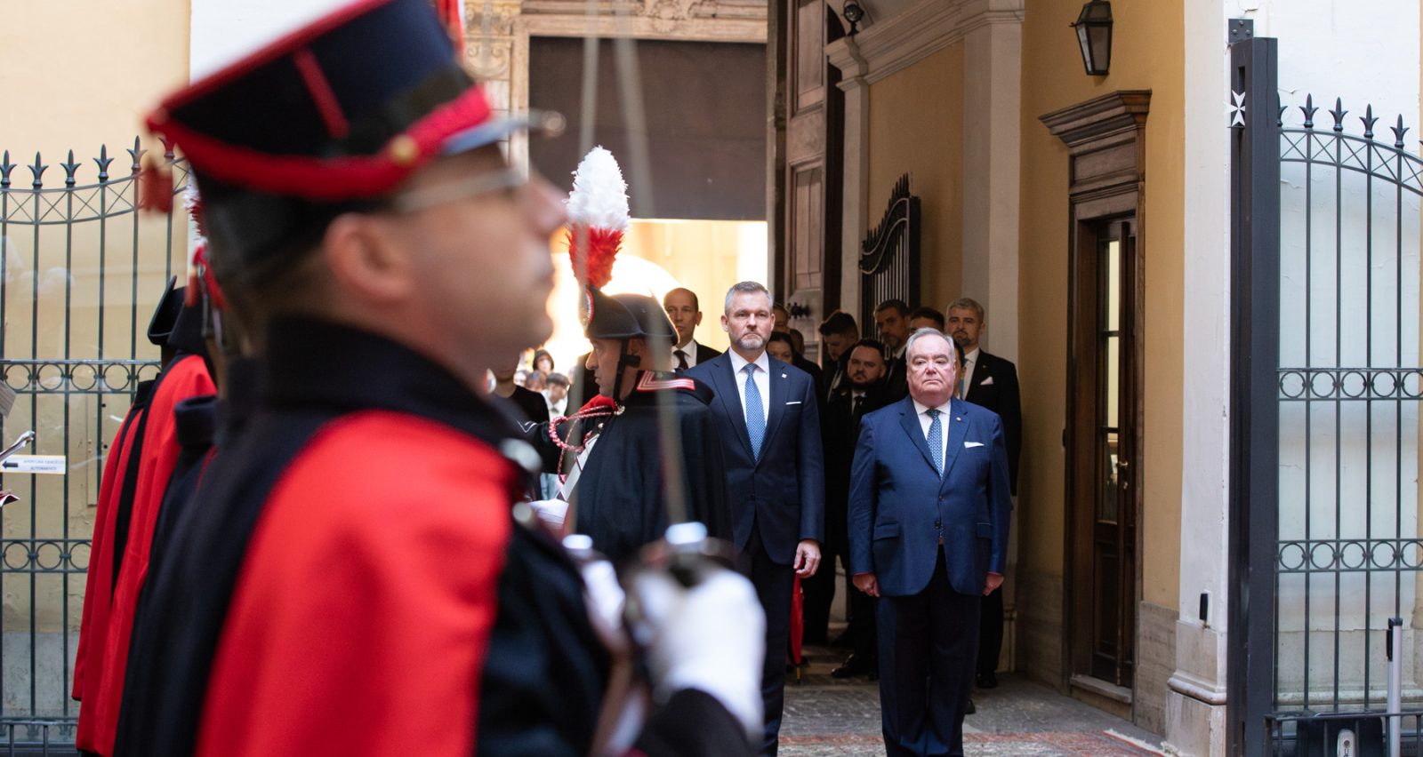 Courtesy Visit of the President of the Slovak Republic to the Order of Malta