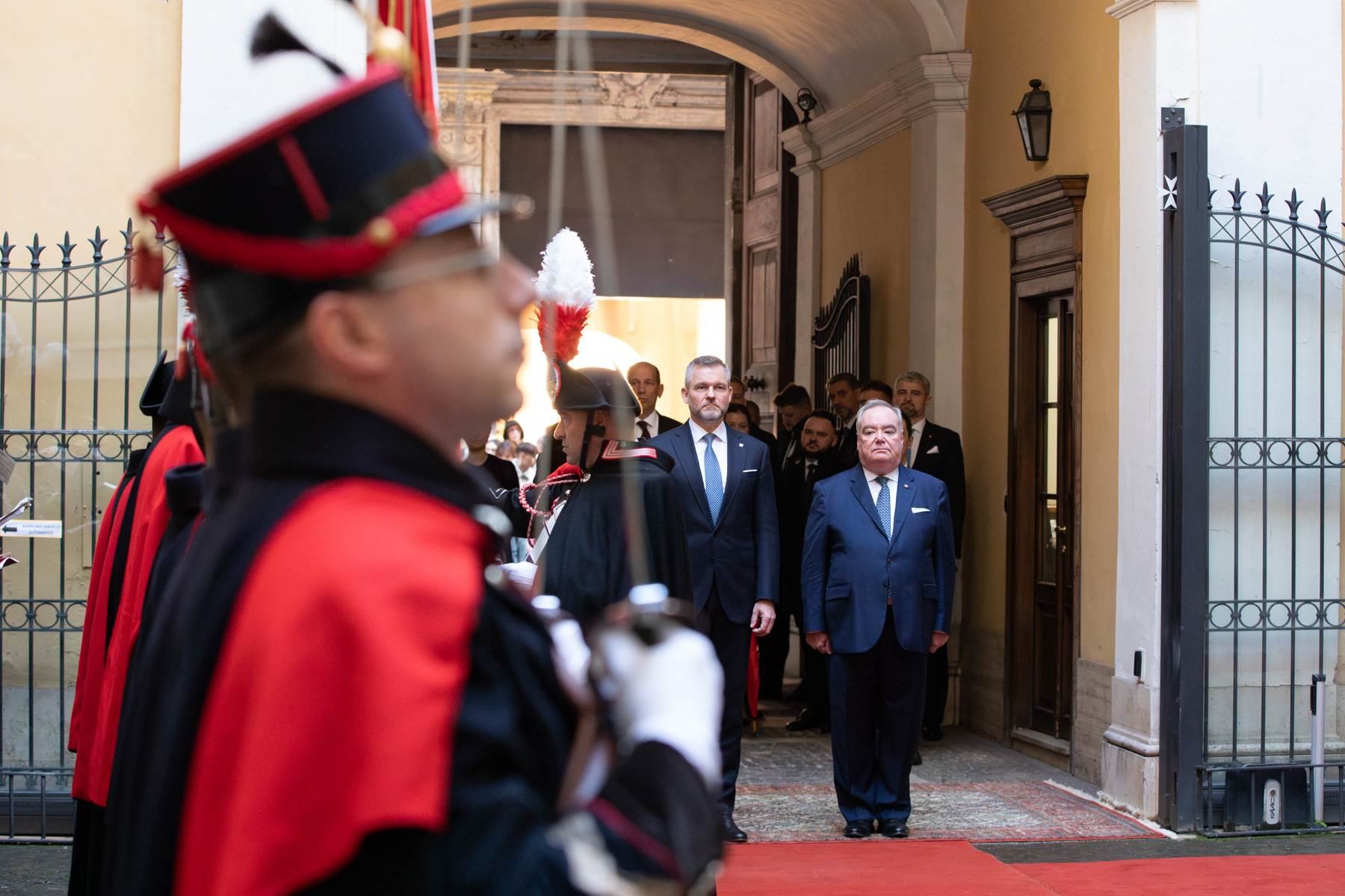 Courtesy Visit of the President of the Slovak Republic to the Order of Malta