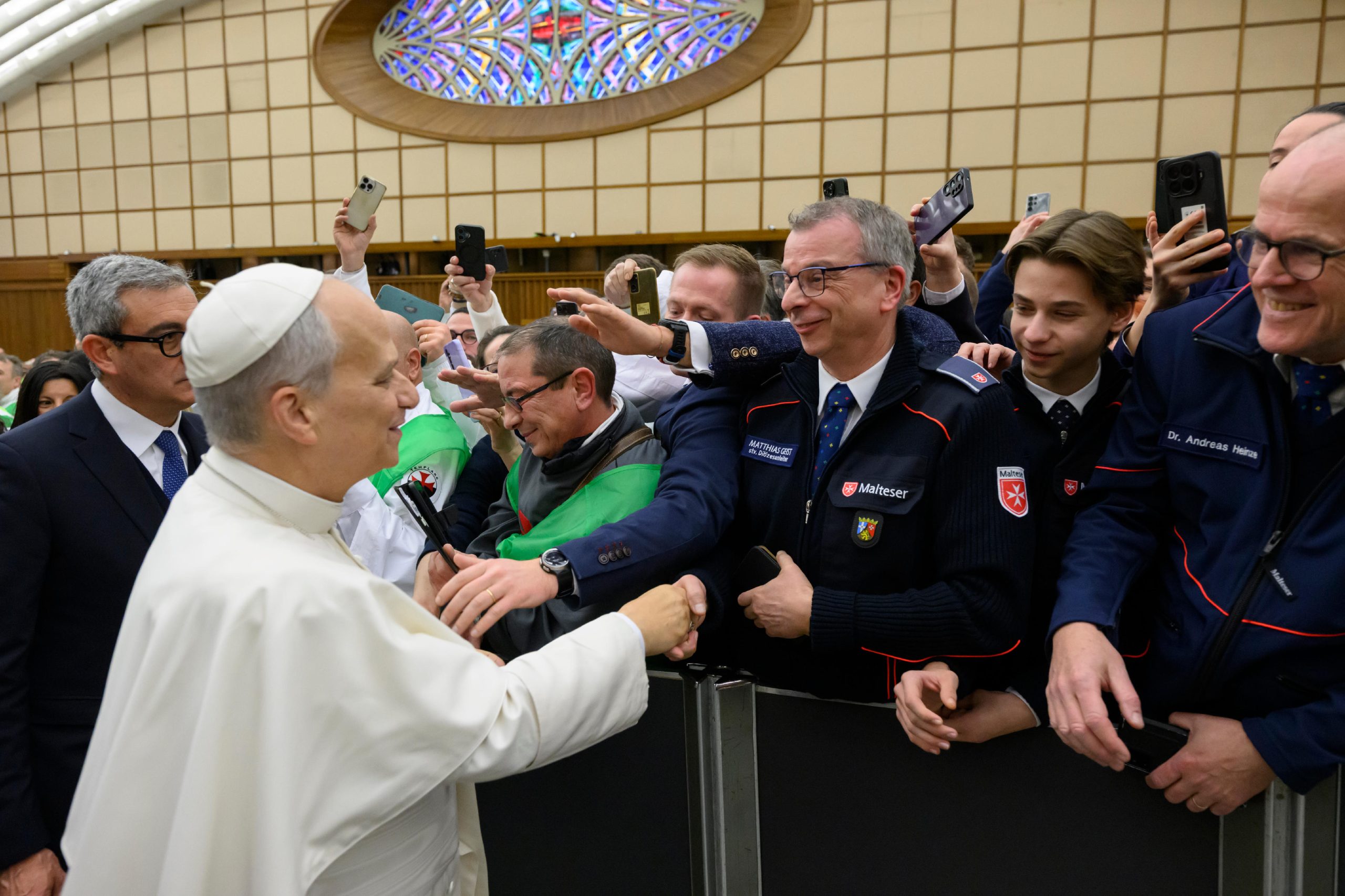 Il grazie di Papa Leone XIV ai volontari dell’Ordine di Malta, cuore del Giubileo della Speranza