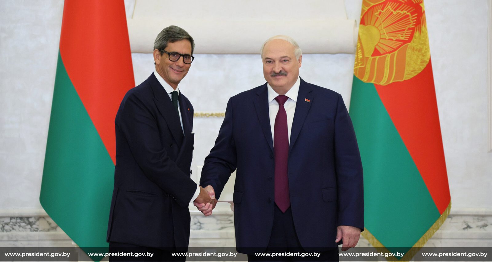 The Ambassador of the Sovereign Order of Malta to the Republic of Belarus presents his letters of credence