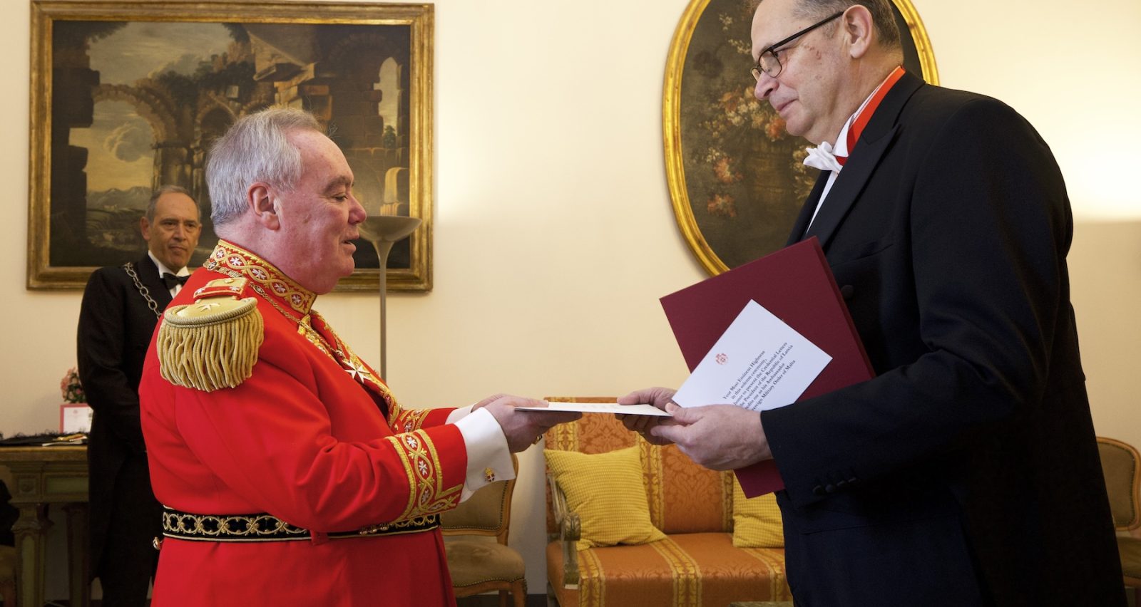 Credentials presented by Latvia