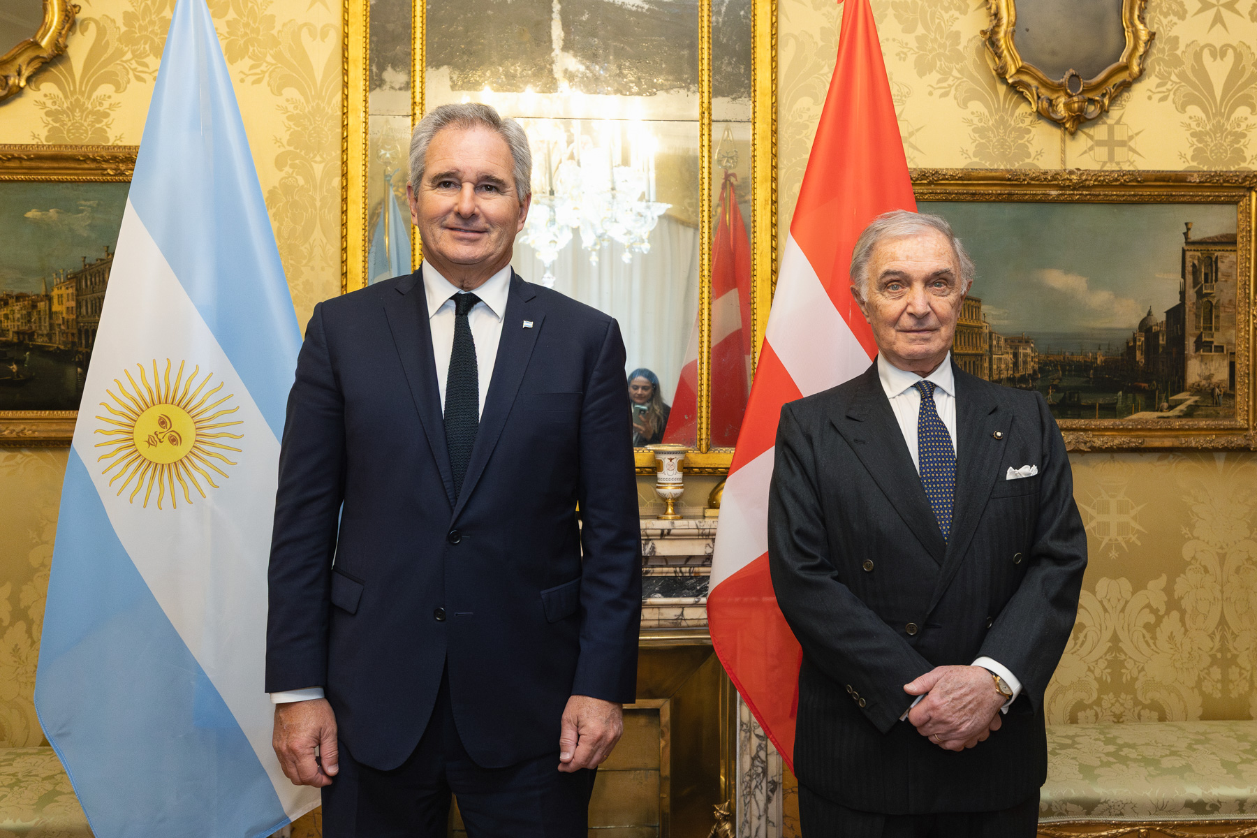 Argentine Foreign Minister visits Grand Chancellor of Order of Malta
