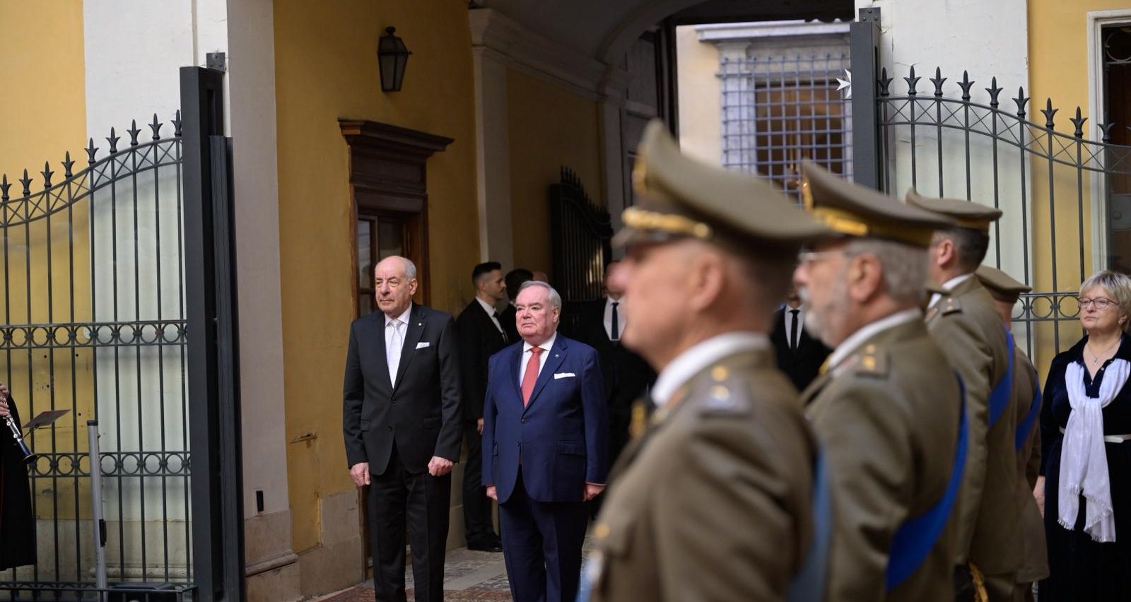 Courtesy visit by President of Republic of Hungary to Grand Master of Order of Malta