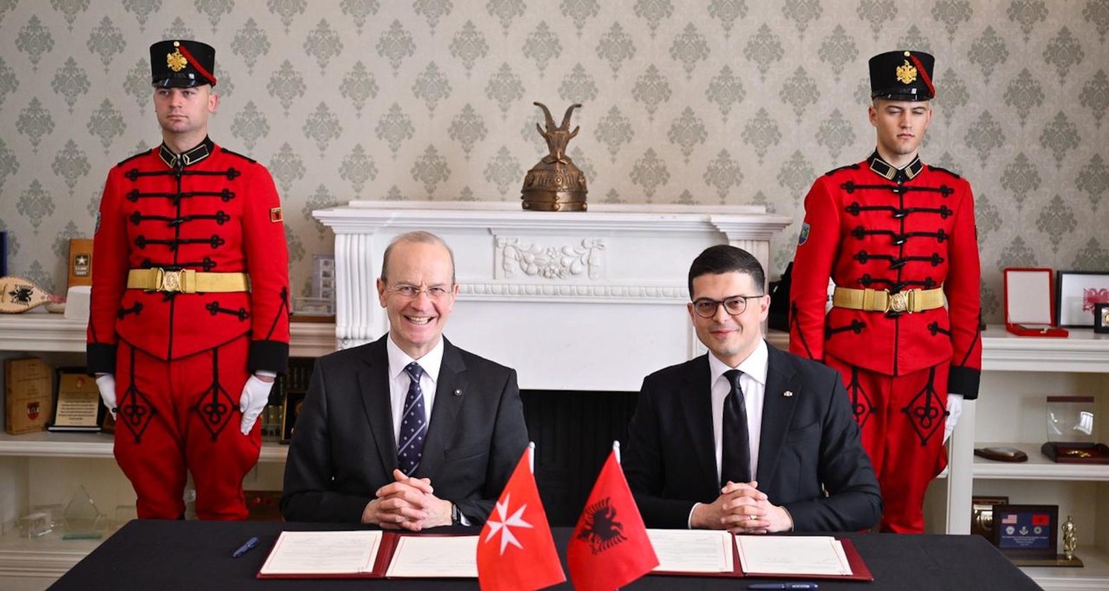 Visit of the Grand Hospitaller of the Sovereign Order of Malta, Josef Blotz, to Albania