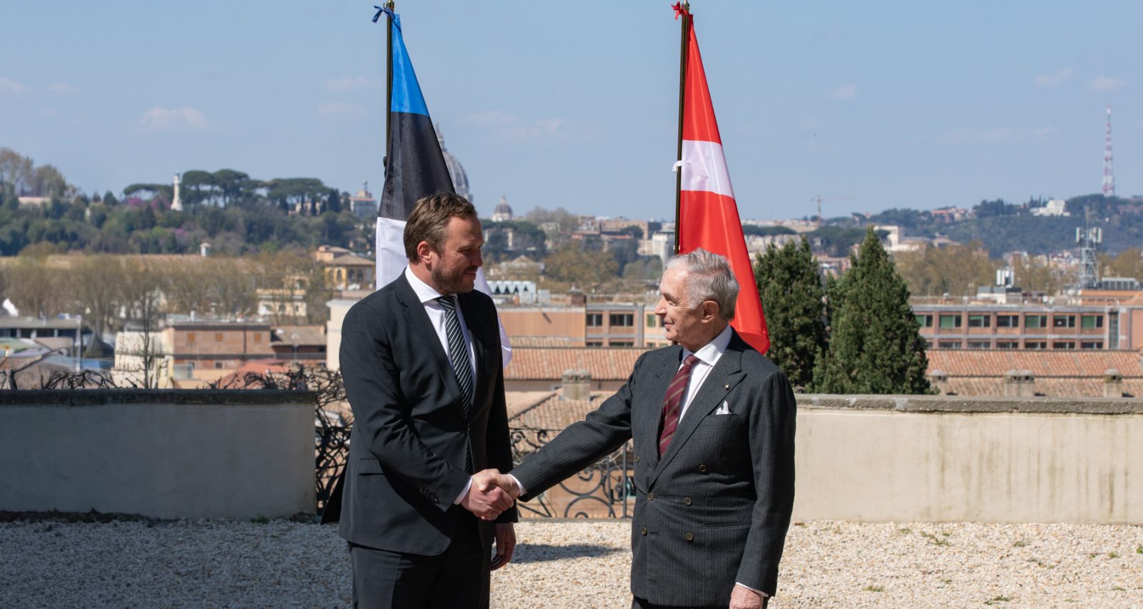Estonia and the Order of Malta: The Minister of Foreign Affairs of the Republic of Estonia meets the Grand Chancellor