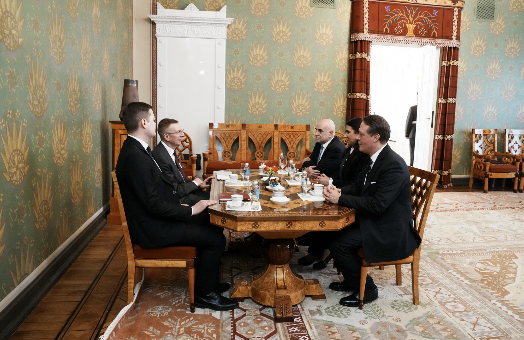 The Ambassador of the Sovereign Order of Malta to the Republic of Latvia presents his letters of credence