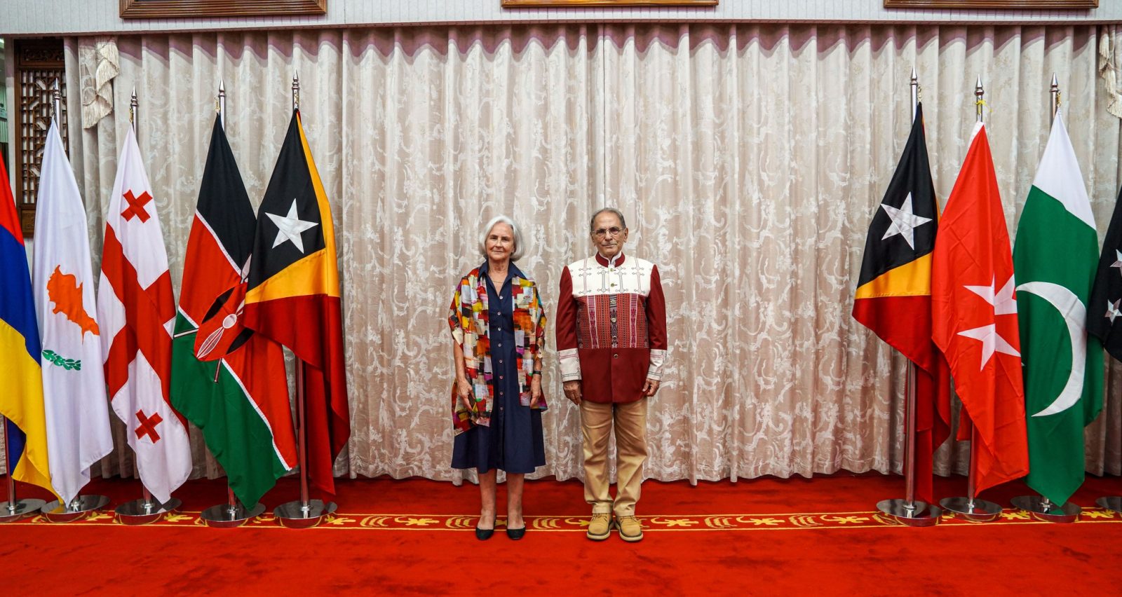 The Ambassador of the Sovereign Order of Malta to Timor-Leste presents her letters of credence