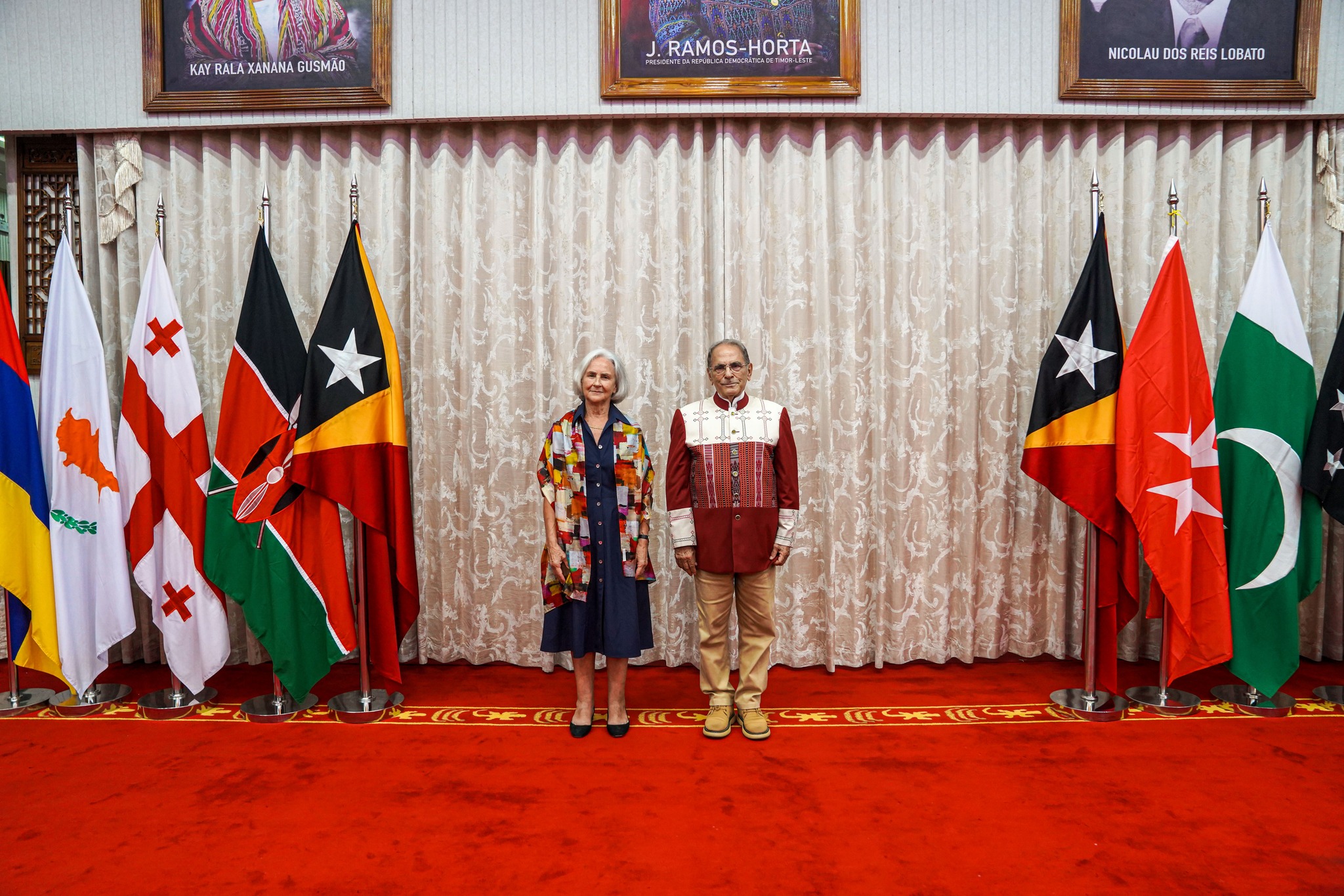 L’Ambassaderice de l’Ordre souverain de Malte auprès du Timor-Oriental présente ses lettres de créance