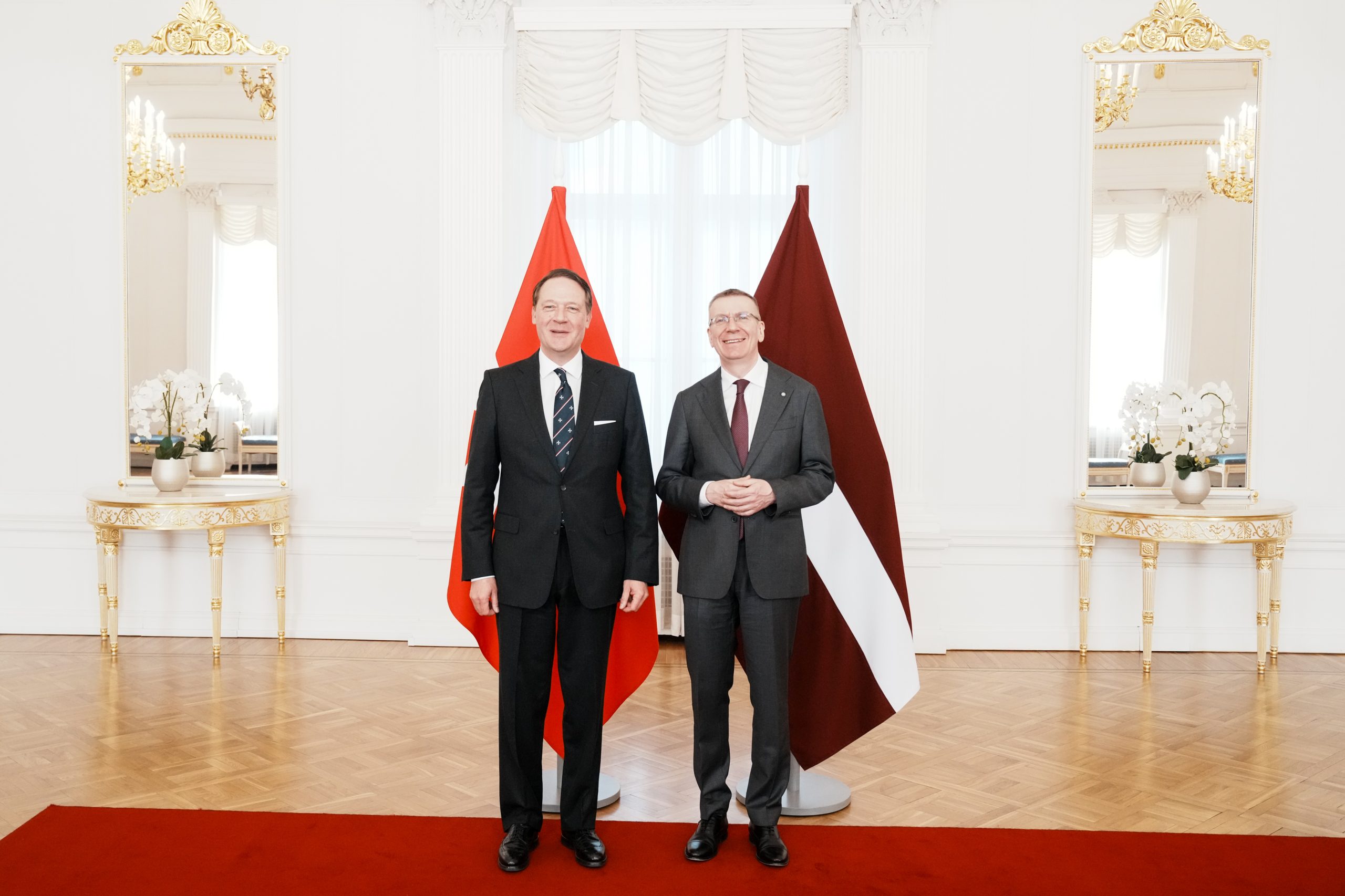 The Ambassador of the Sovereign Order of Malta to the Republic of Latvia presents his letters of credence