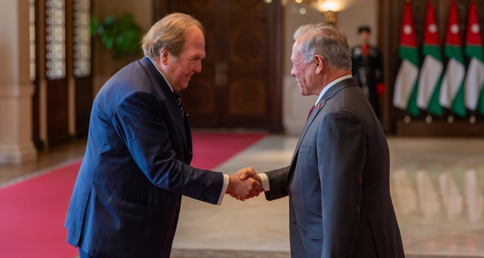 The Ambassador of the Sovereign Order of Malta to the Hashemite Kingdom of Jordan presents his letters of credence