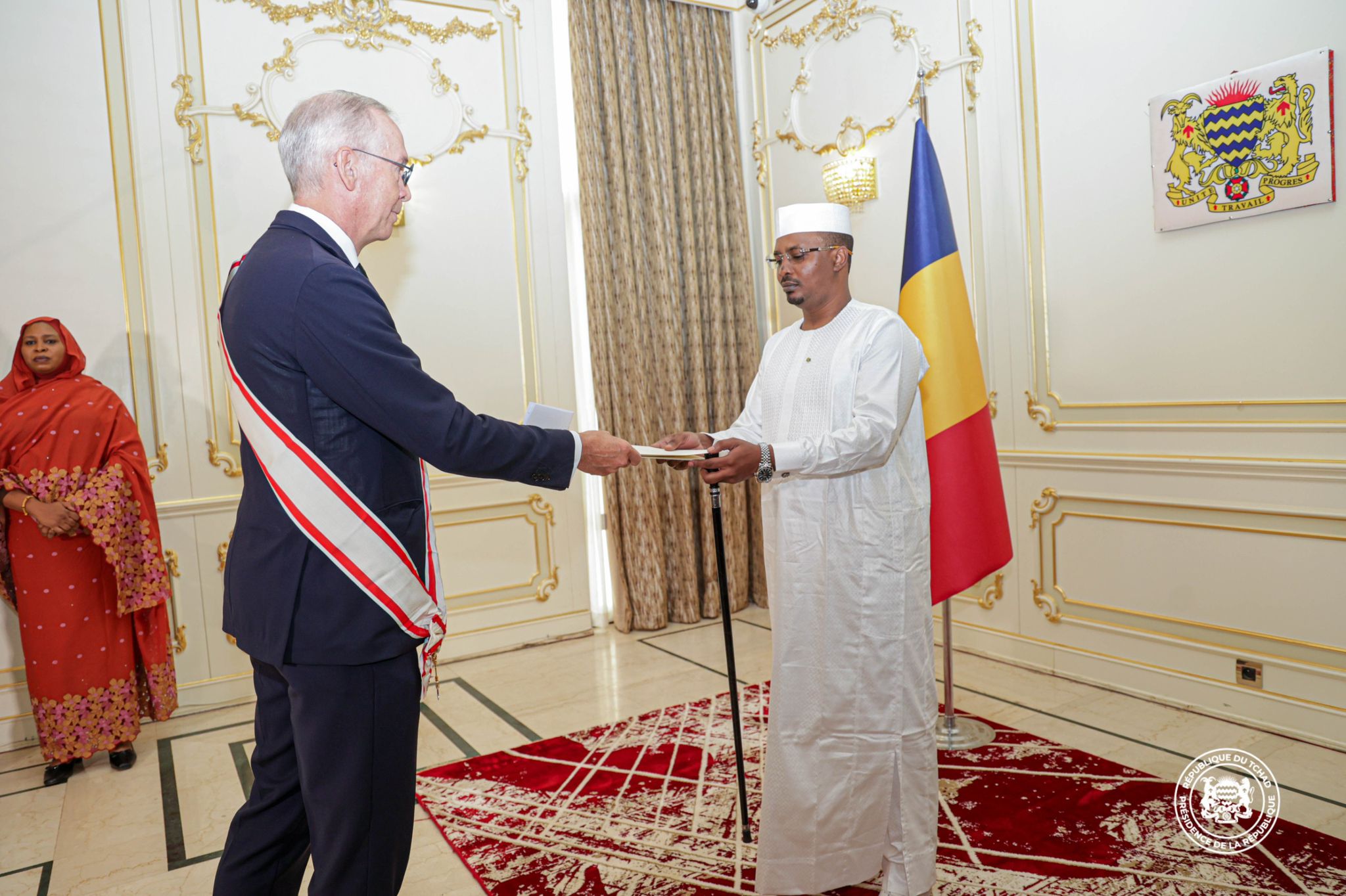 L’Ambassadeur de l’Ordre souverain de Malte auprès de la République du Tchad présente ses lettres de créance