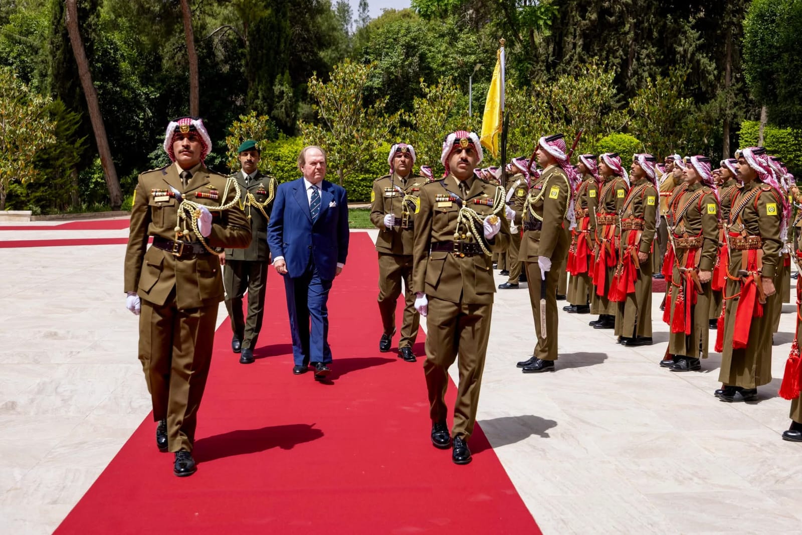The Ambassador of the Sovereign Order of Malta to the Hashemite Kingdom of Jordan presents his letters of credence
