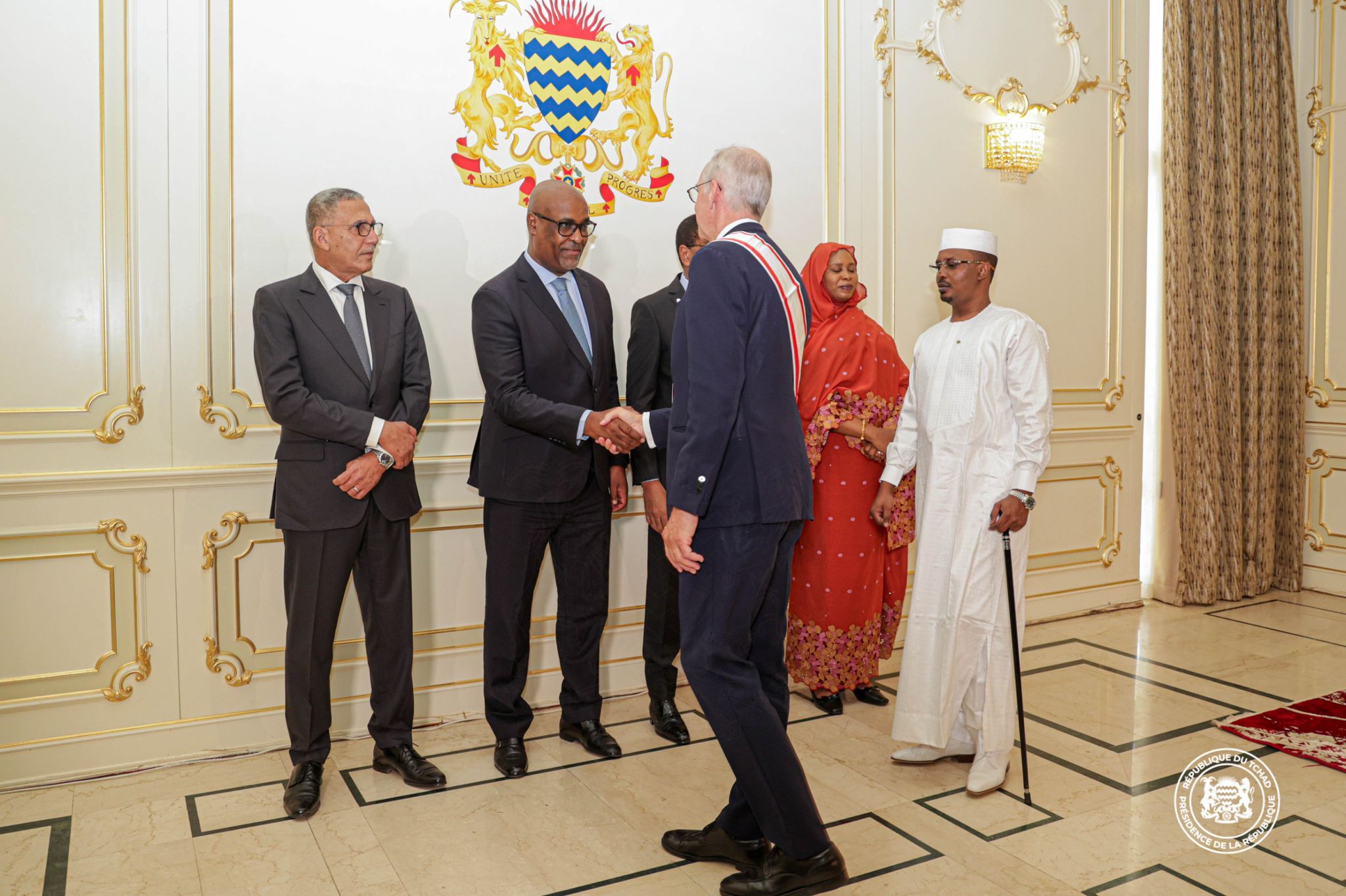 The Ambassador of the Sovereign Order of Malta to the Republic of Chad presents his letters of credence