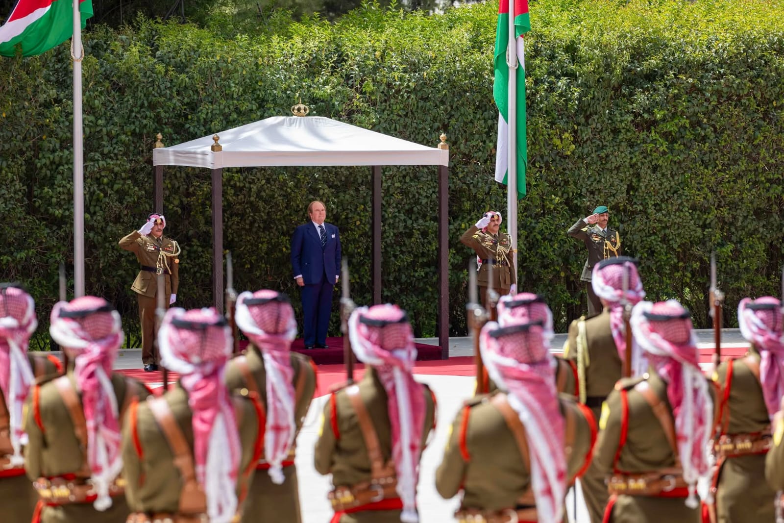 The Ambassador of the Sovereign Order of Malta to the Hashemite Kingdom of Jordan presents his letters of credence