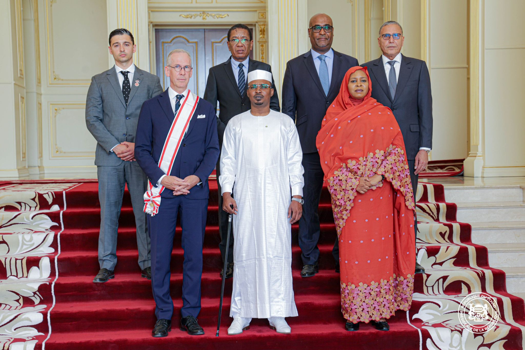 The Ambassador of the Sovereign Order of Malta to the Republic of Chad presents his letters of credence