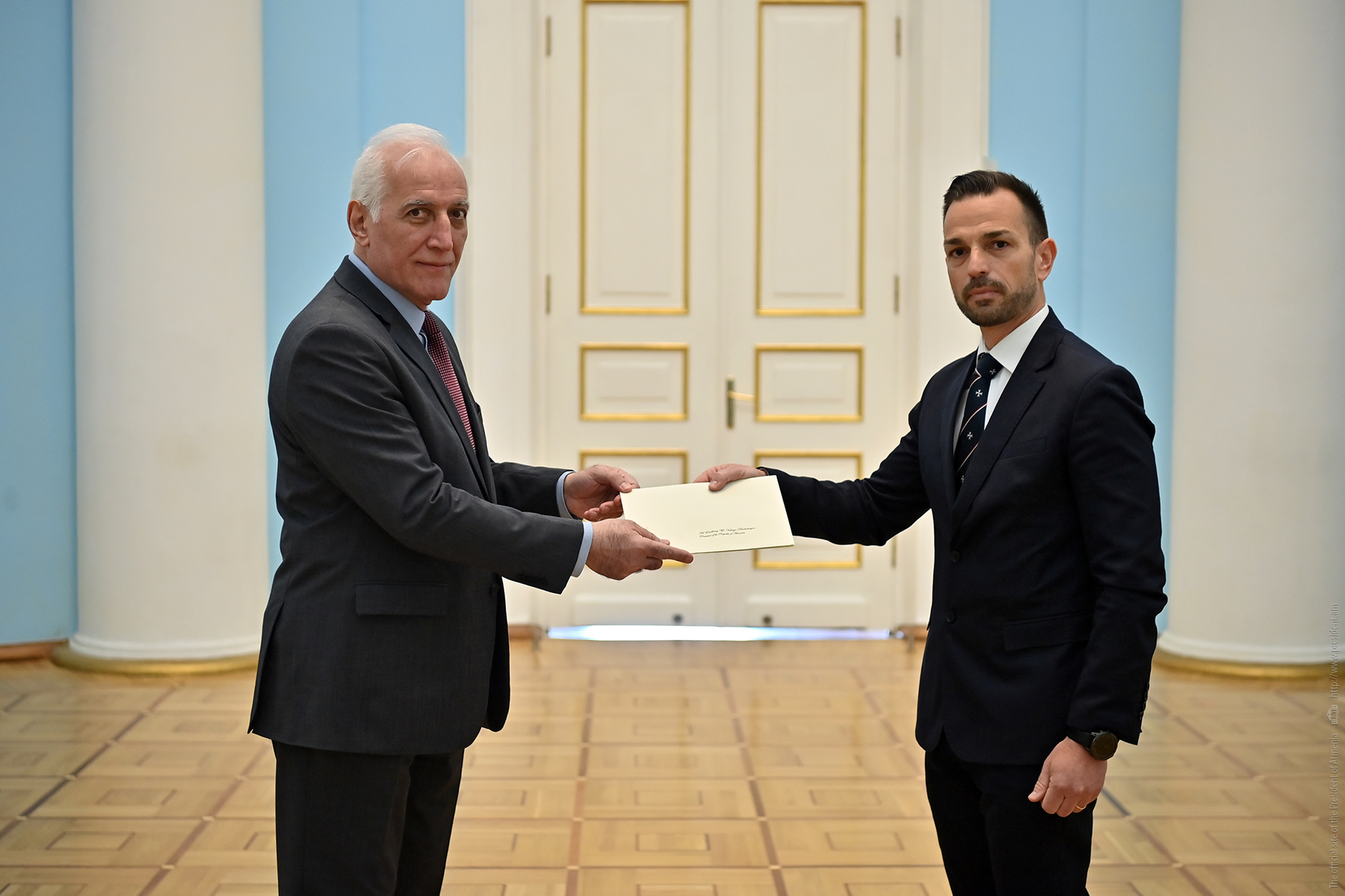 L’Ambassadeur de l’Ordre souverain de Malte auprès de la République d&rsquo;Arménie présente ses lettres de créance