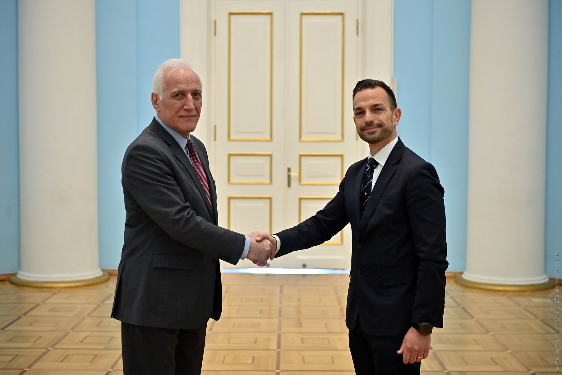 L’Ambasciatore del Sovrano Ordine di Malta presso la Repubblica di Armenia presenta le sue lettere credenziali