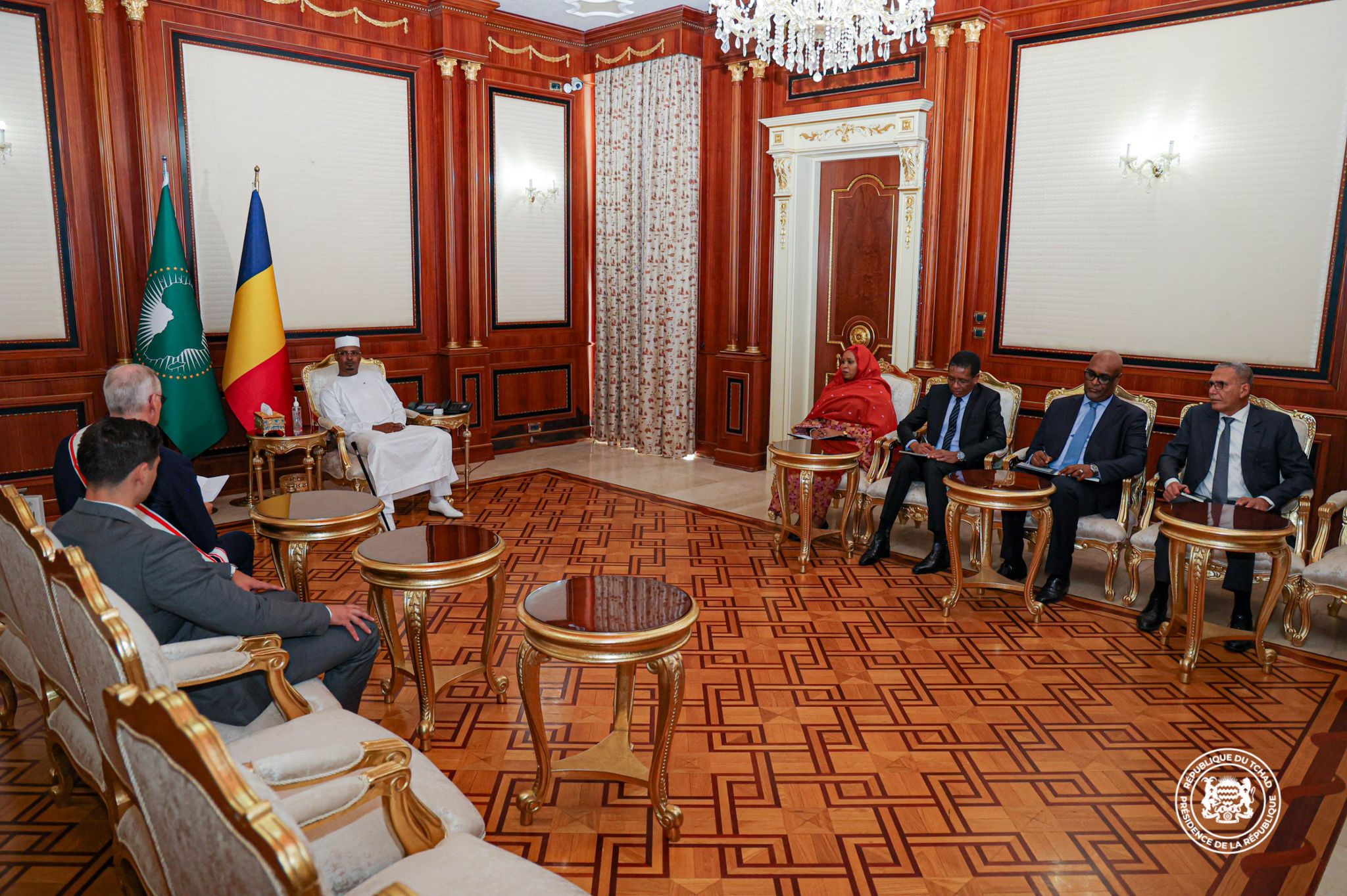 The Ambassador of the Sovereign Order of Malta to the Republic of Chad presents his letters of credence