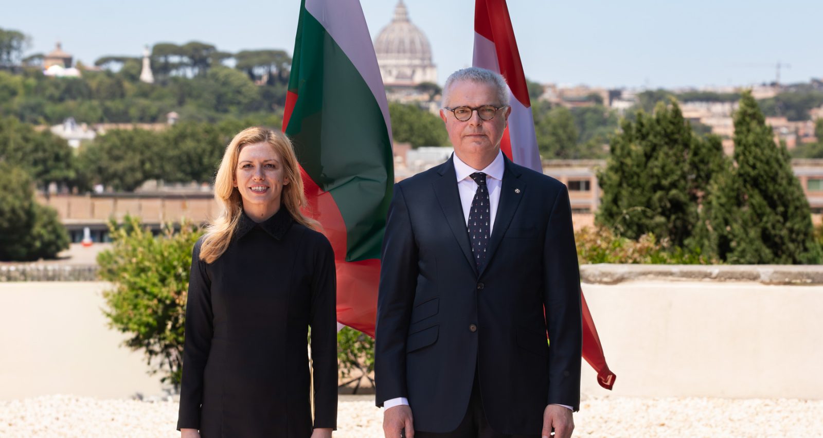 Bulgaria National Assembly Speaker Mihaela Dotsova with Grand Commander