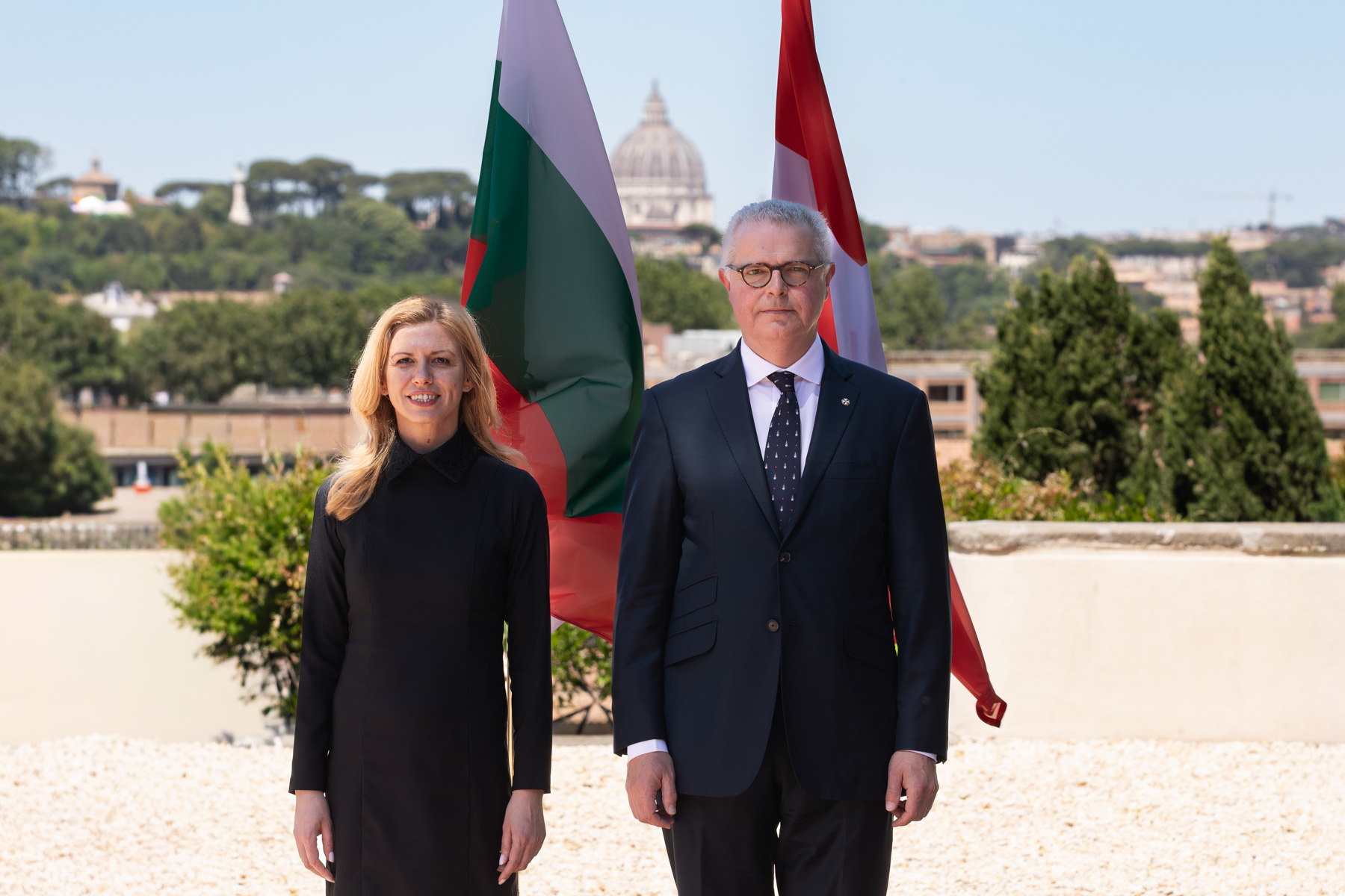 Bulgaria National Assembly Speaker Mihaela Dotsova with Grand Commander