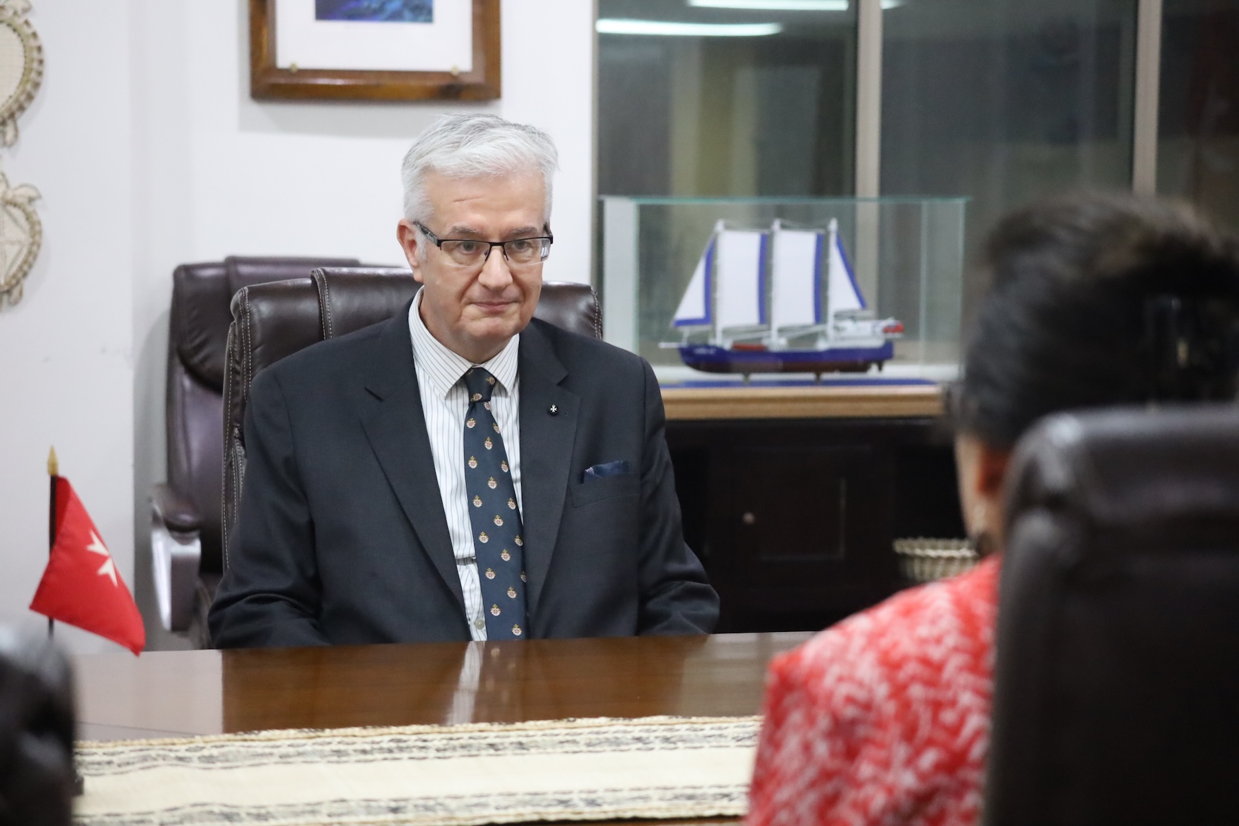 L’Ambassadeur de l’Ordre souverain de Malte auprès de la République des Îles Marshall présente ses lettres de créance