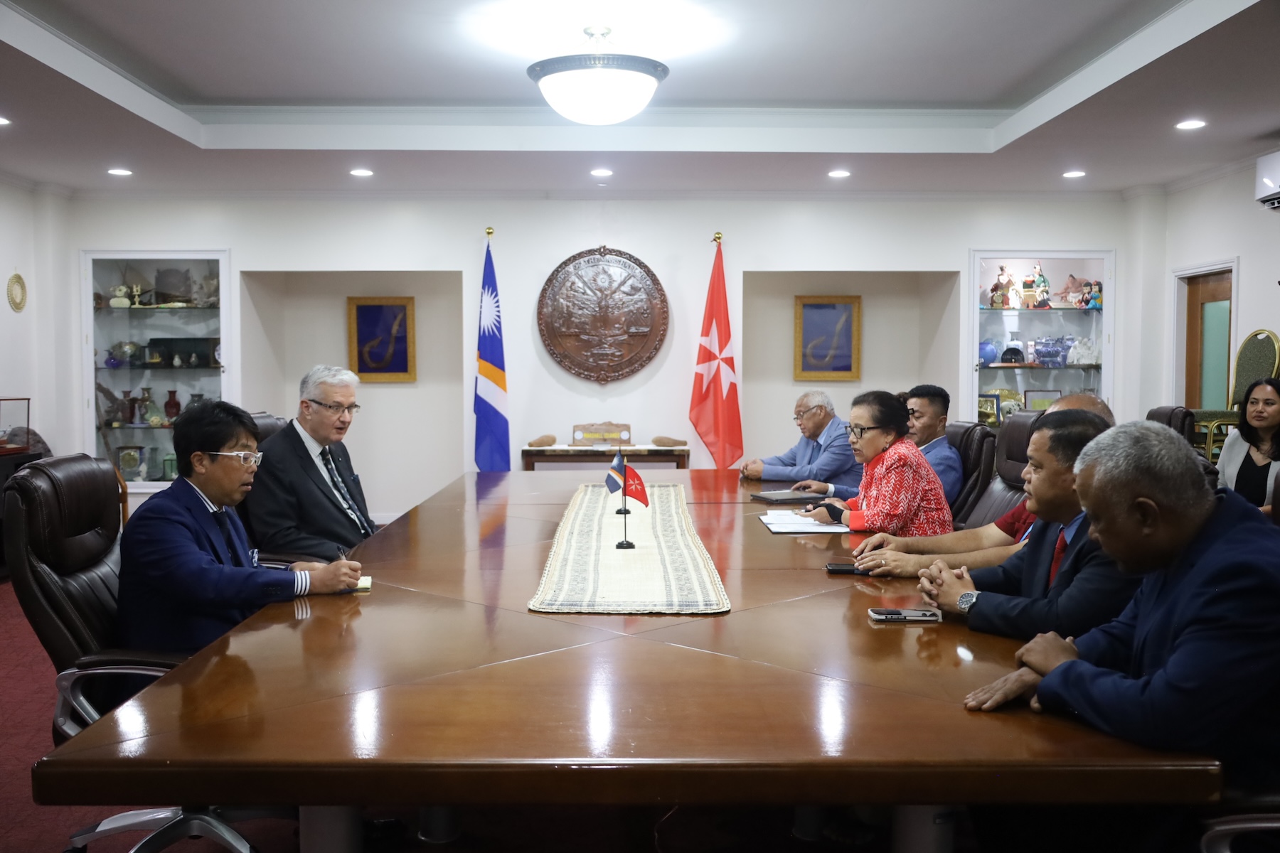 L’Ambassadeur de l’Ordre souverain de Malte auprès de la République des Îles Marshall présente ses lettres de créance