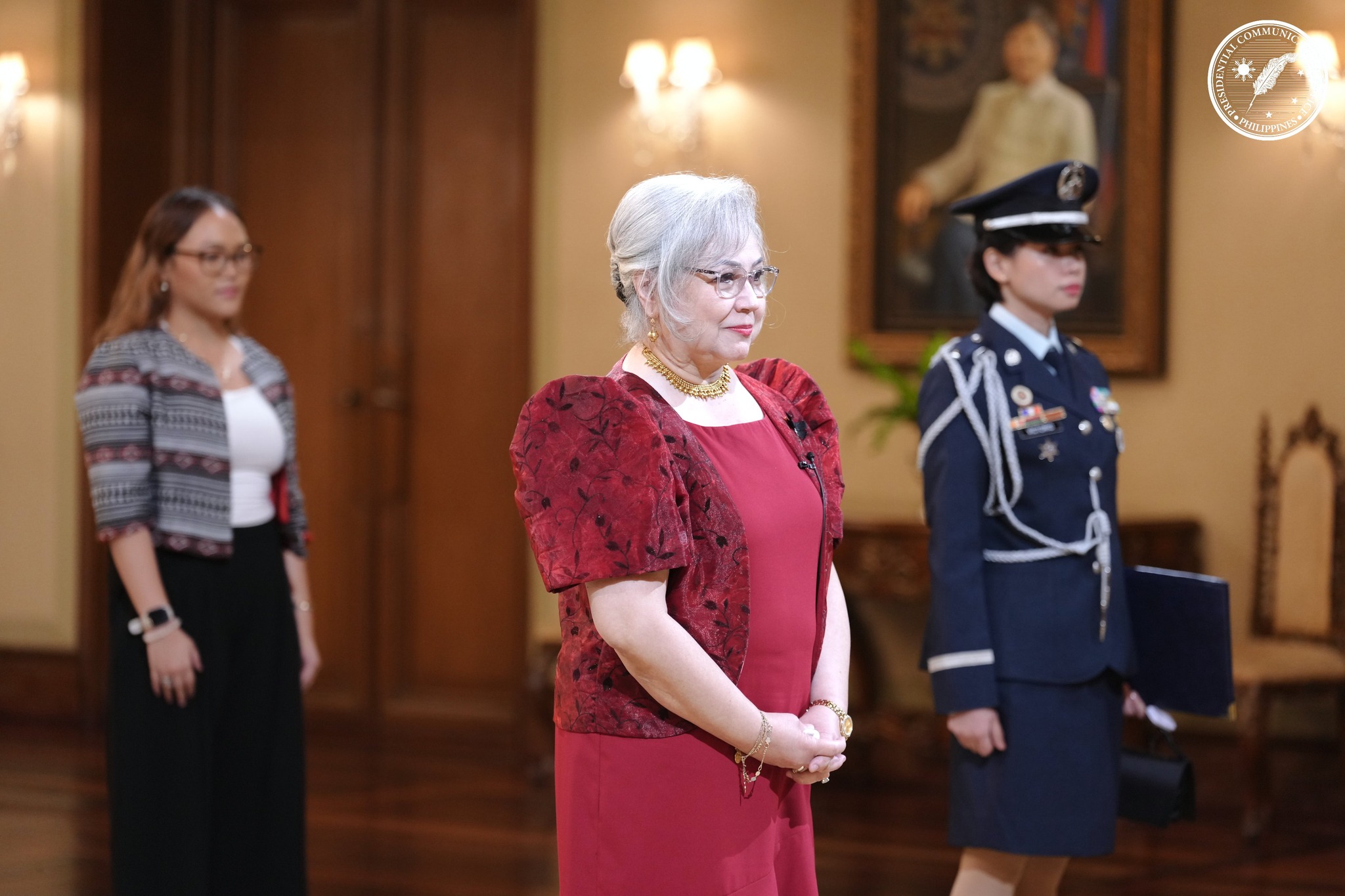 The Ambassador of the Sovereign Order of Malta to the Republic of the Philippines presents her letters of credence