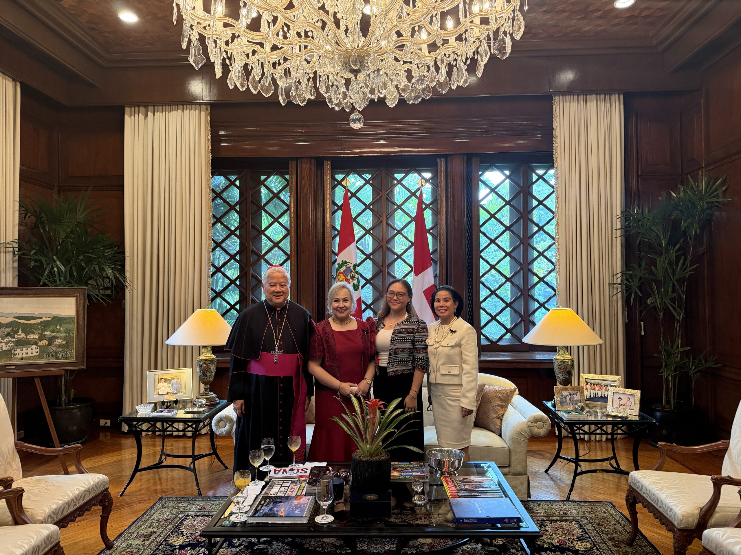 The Ambassador of the Sovereign Order of Malta to the Republic of the Philippines presents her letters of credence