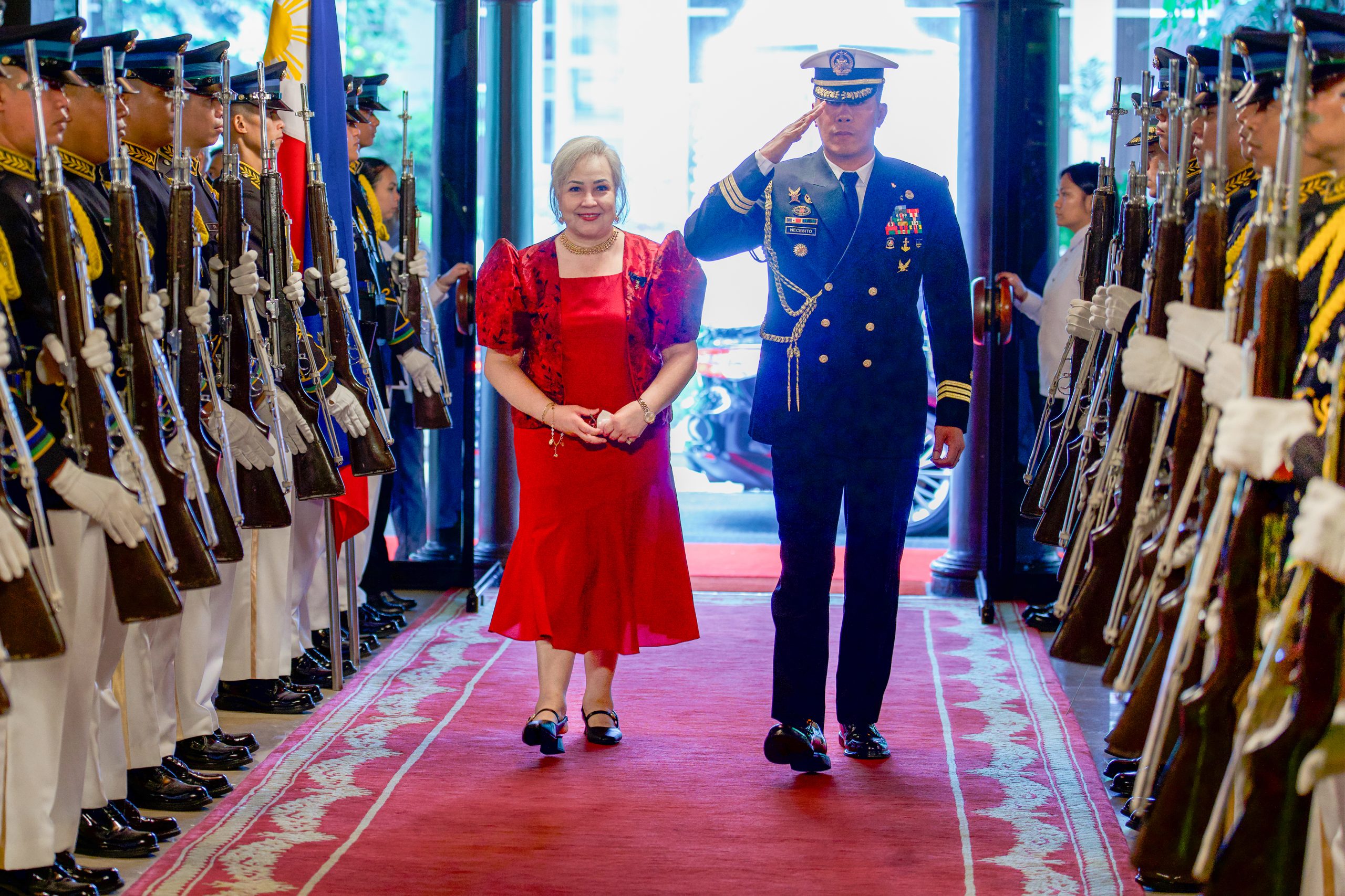 The Ambassador of the Sovereign Order of Malta to the Republic of the Philippines presents her letters of credence