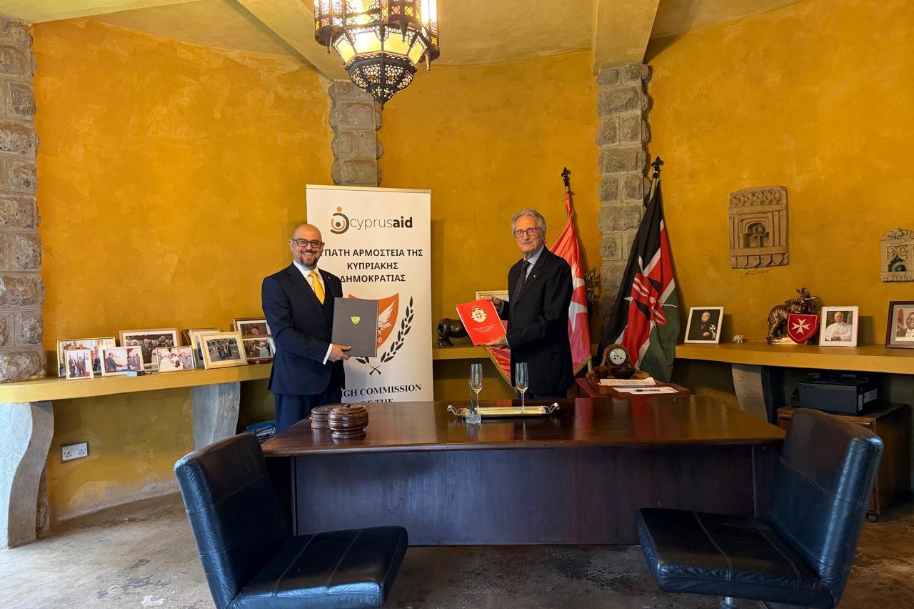 Signing of the Memorandum of Understanding between the Order of Malta and Cyprus about the activities in Kenya