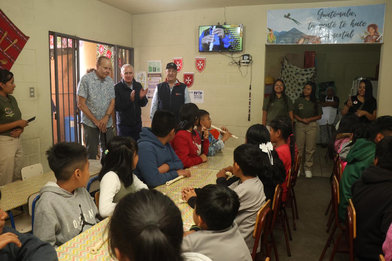 Fra’ Richard Wolff Visits Humanitarian and Educational Works in Guatemala