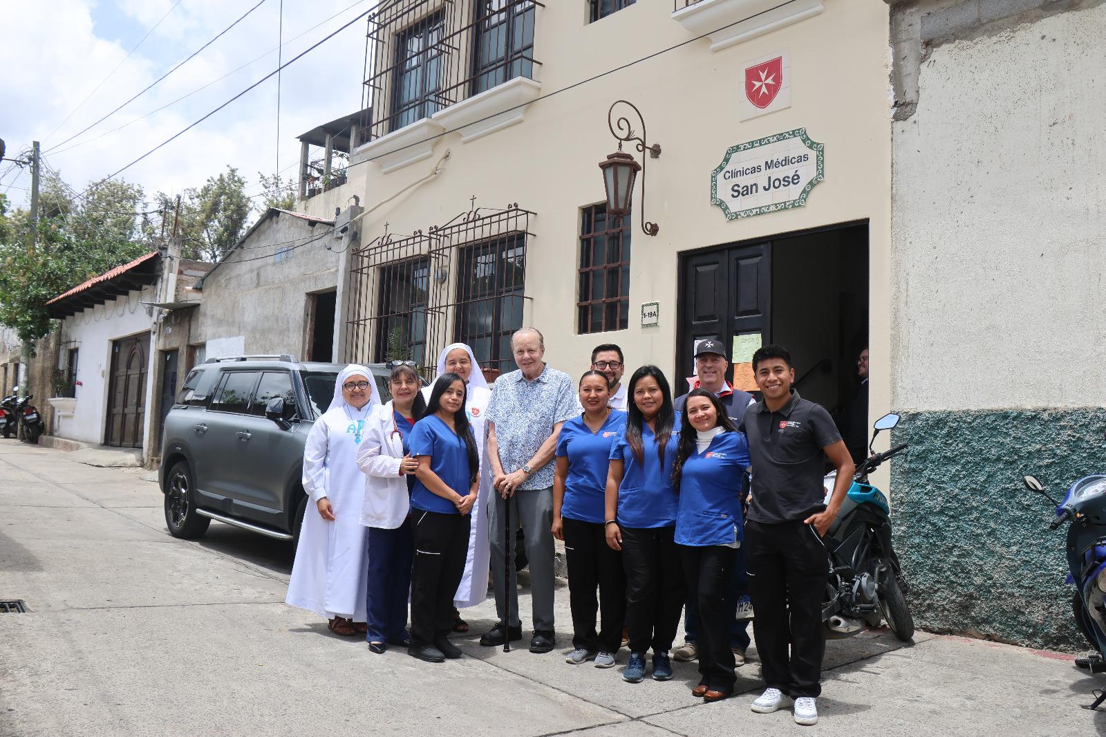 Fra' Richard Wolff visits Order of Malta's clinic in Guatemala
