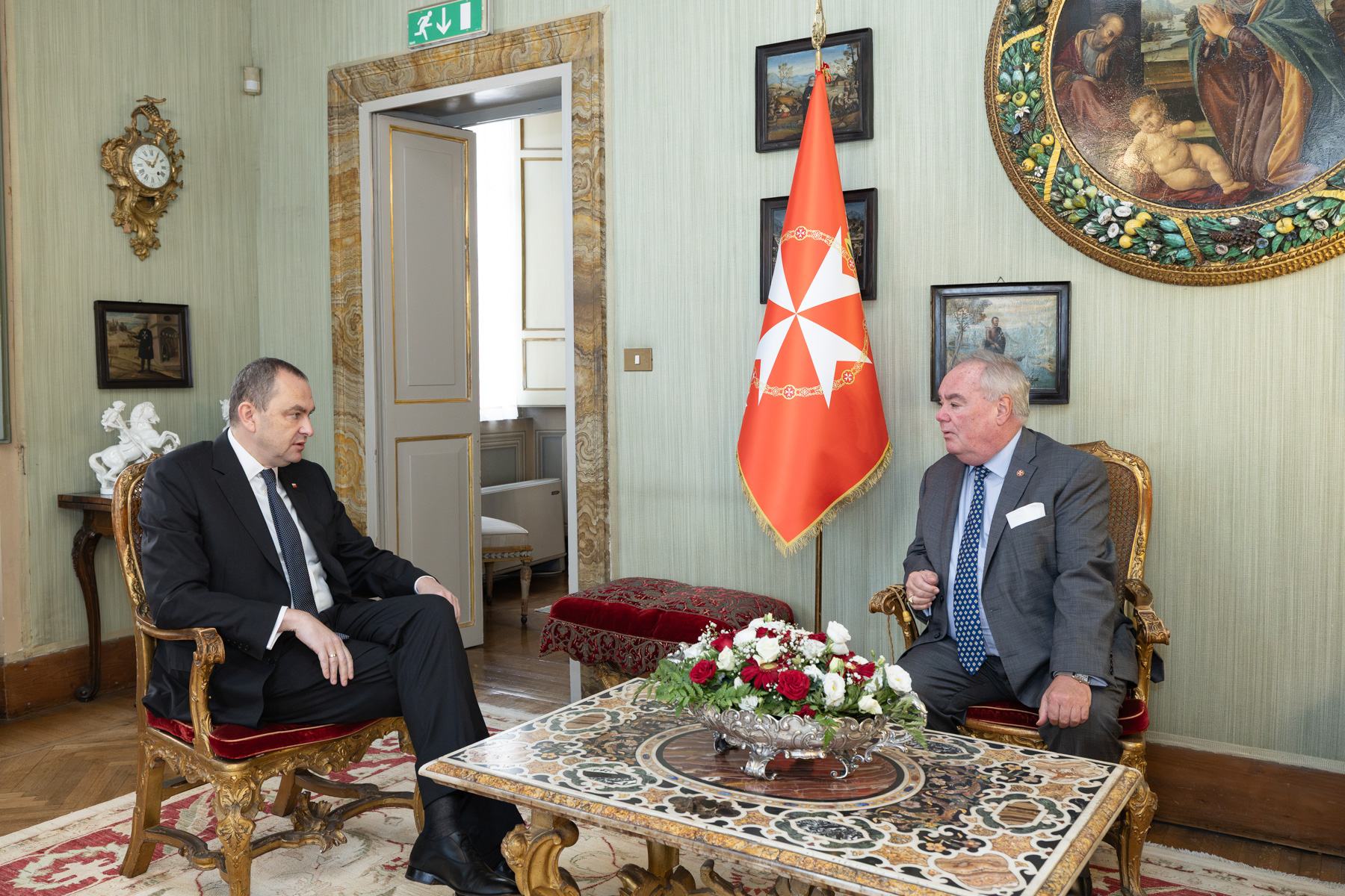 Grand Master meets Ambassador Kwiatkowski